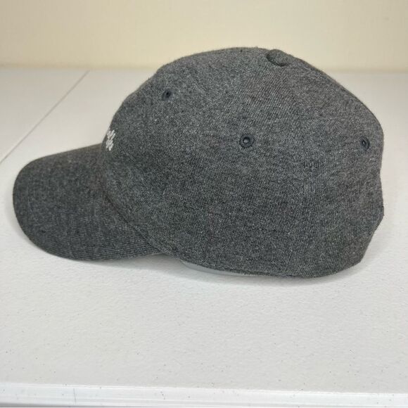 Hollister I Need A Coffee Gray Adjustable Low Profile Ball Cap Hat One Size - Picture 5 of 12